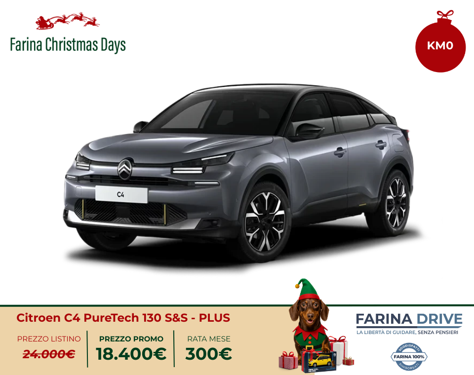 KM0 - Citroen C4 PureTech 130 S&S - PLUS