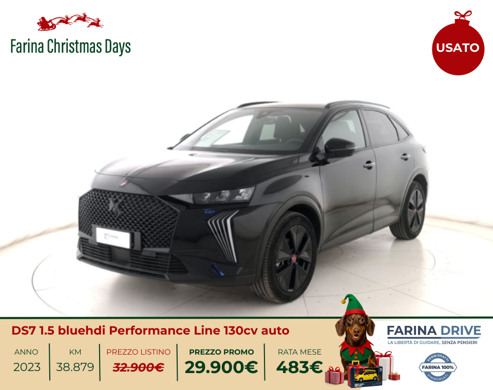 USATO - DS7 1.5 bluehdi Performance Line 130cv auto